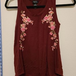 Rue 21 Embroidered Tank